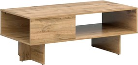 Masuta cafea ZELE, stejar wotan, PAL laminat, 120x60x46 cm