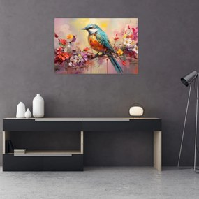 Tablou - Pictura de o pasăre (90x60 cm)