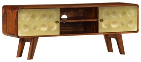 Comoda TV, 120 x 30 x 45 cm, lemn masiv de palisandru 1, Maro