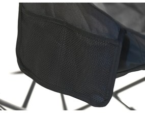 Cattara 13467 Scaun pliant de camping Merit Foldi, negru