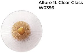 Aplica de perete LED design modern decorativ Allure 1L Clear