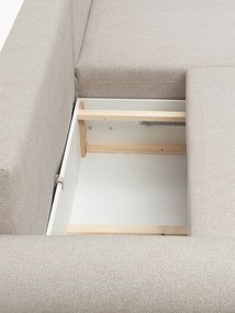 Colțar extensibil Lotulis Mini pe dreapta - țesătură hidrofobă crem Blur 01