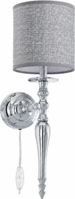 BRILAGI - Lampă de perete NUBILA 1xE27/60W/230V crom lucios/gri