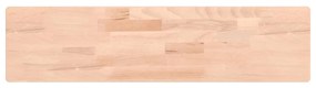 356019 vidaXL Raft de perete, 80x20x4 cm, lemn masiv de fag