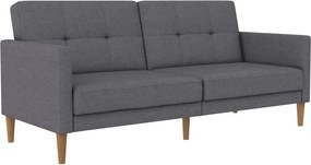 Canapea gri extensibilă 82 cm Lilly – Støraa