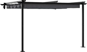 vidaXL Foișor Antracit 300 x 300 x 200 cm Poliester