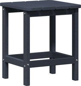vidaXL Masă laterală Albastru marin 38 x 38 x 46 cm Polietilenă