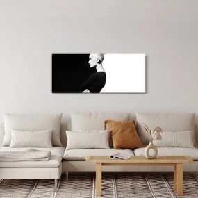 Tablou - O femeie à la yin și yang (120x50 cm)