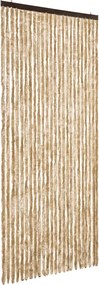 vidaXL Perdea pentru insecte, bej, 100x200 cm, chenille