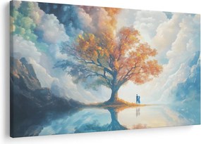 Tablou – Arborele vieții și al iubirii (90x60 cm)