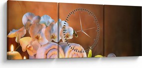Tablou - Relaxare și spa (cu ceas) (90x30 cm)
