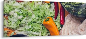 Tablou cu legume (120x50 cm)