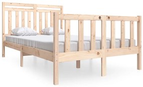 3100958 vidaXL Cadru de pat, 140x200 cm, lemn masiv