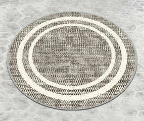 Covoras baie FORMICA CIRCLE DJT, 80x80 cm, forma rotunda, poliester, b