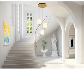 Lustră LED pe cablu Globo 15217-3 EWALD LED/20W/230V