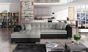 Coltar tapitat, extensibil, 295x80x195 cm, Sorento L01, Eltap (Culoare: Bej / Bej deschis)
