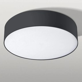 Plafoniera LED design slim MONZA R 40 4000K neagra