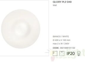 Aplica de perete, Plafonier diametru 40cm GLORY PL2 D40 101132