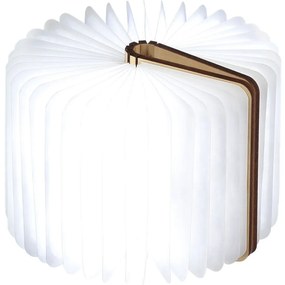 Veioză în culoare naturală LED cu abajur textil (înălțime 2,5 cm) Booklight – Gingko