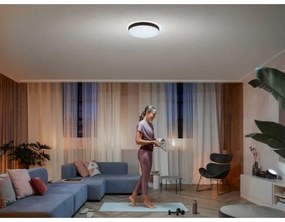 Philips - Plafonieră LED reglabilă Hue ENRAVE L LED/33,5W/230V neagră + telecomandă