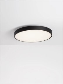 Plafoniera LED moderna design slim PERFECT 40cm negru 3000K Dimmable