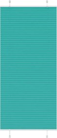 vidaXL Jaluzea plisată verde petrol 90x200 cm Lățime țesătură 89,4 cm