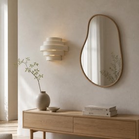 Lampă de perete modernă bej, incl. LED, cu 3 trepte de intensitate luminoasă - Lines
