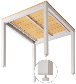 Deuba Set de grădină Bern 1+4 din aluminiu - gri