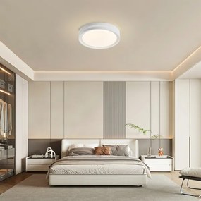 Brilagi - Plafonieră LED dimabilă KREON LED/54W/230V 3000-6000K, albă, Ø 38 cm + telecomandă