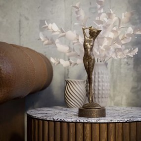 Statueta decorativa figura feminina din alama Donne