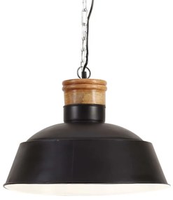 Lampa suspendata industriala, negru, 42 cm, E27 1, Negru,    42 cm, 1