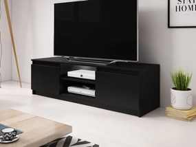 Dulap TV Zekazo (Negru grafit) (cu iluminat LED alb). 1106286