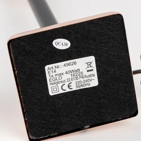 Eglo 49626 - Baza de lumina TRUNGLE 1xE14/40W/230V