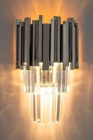 Aplica de perete, Cristale de Sticla, Glamour Wall Silver