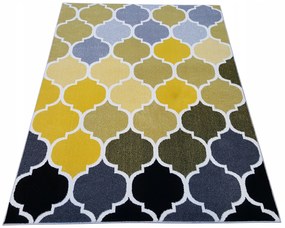 JAKS COVOR SUMATRA CU FIR SCURT GALBEN E205A - FMF86 Dimensiuni: 140 x 190