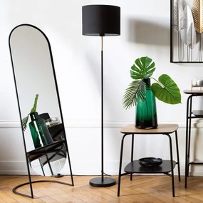 Atmosphera - Oglindă de podea JEF 136x39,5 cm neagră