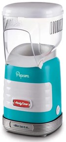 Aparat preparare popcorn cu aer cald Ariete PARTY TIME 2956/01, 1100W, Dozator, Turcoaz
