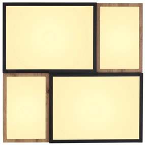 Globo 67286-50 - Plafonieră LED GUNDI LED/50W/230V maro/negru