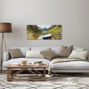 Tablou - Seealpsee, lac din Elveția (120x50 cm)