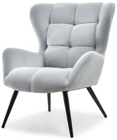 Fotoliu Kikino (gri + negru). Promo -16%. 1110127