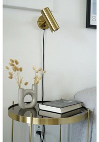 Lampă de perete Paris, cupru, cablu împletit de 190 cm