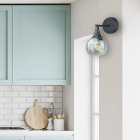 Aplică STAR 1xE27/60W/230V negru/transparent