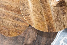 Set de 2 masute design industrial, Elements A-39656 VC