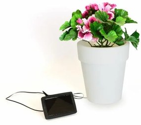 Iluminat solar - ghiveci cu schimbare de culoare - 3 buc