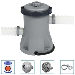 Bestway Pompa de filtrare piscina Flowclear, 330 gal