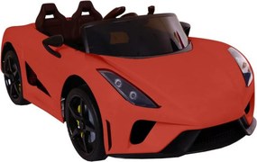 Masinuta Electrica cu acumulator pentru copii NOVOKIDS™ Famous Racer , Cu telecomanda, Melodii si lumini, 3-8 ani , Usi cu deschidere Butterfly ,