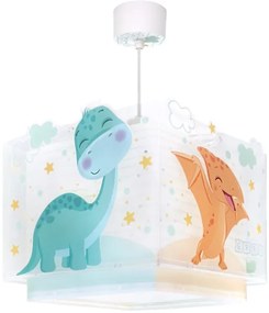 Dalber 63452 - Lustră pentru copii BABY DINOS 1xE27/15W/230V multicoloră