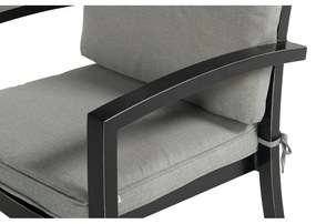 Scaun de grădină gri din metal Rosario – Hartman