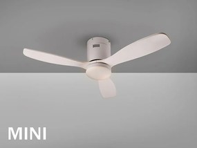 Lustra LED cu Ventilator si telecomanda Siroco MINI alb
