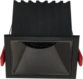 Spot incastrabil LED 13W 3000K Helio negru